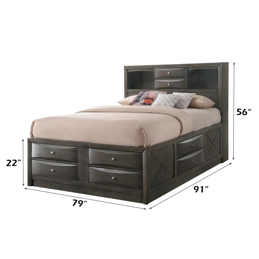 ACME Ireland Storage Bed – view 61 – Lusso Furniture Miami