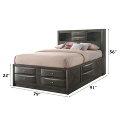 ACME Ireland Storage Bed – view 61 – Lusso Furniture Miami