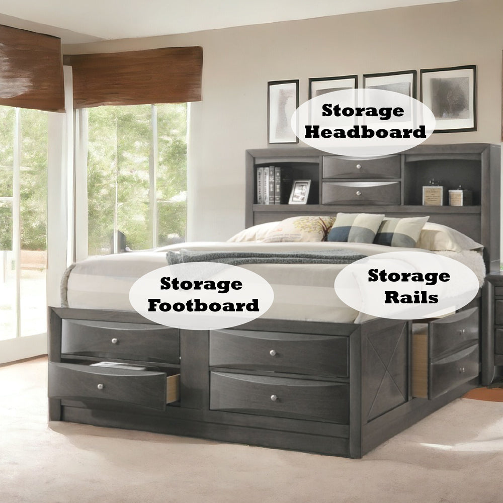 ACME Ireland Storage Bed – view 62 – Lusso Furniture Miami