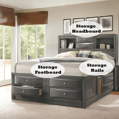 ACME Ireland Storage Bed – view 62 – Lusso Furniture Miami