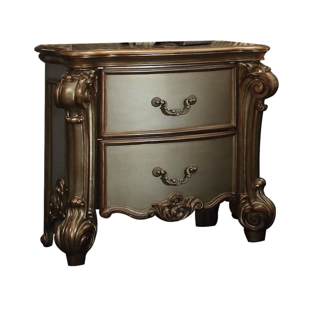 ACME Vendome Nightstand – view 15 – Lusso Furniture Miami