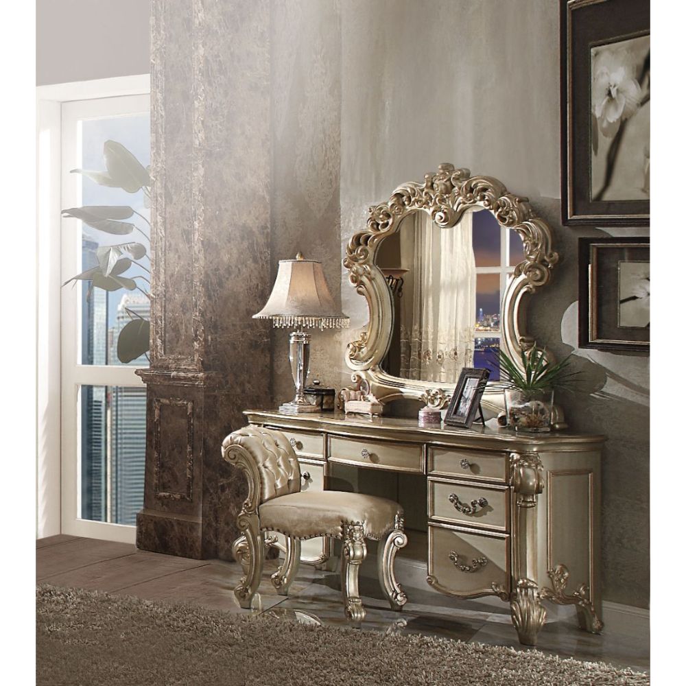 ACME Vendome Vanity Desk – view 15 – Lusso Furniture Miami