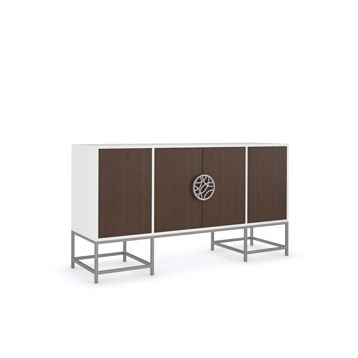 Caracole A Touch of Class Credenza – back view – Lusso Furniture Miami