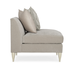 Caracole Fret Knot Armless Chair – detail – Lusso Furniture Miami