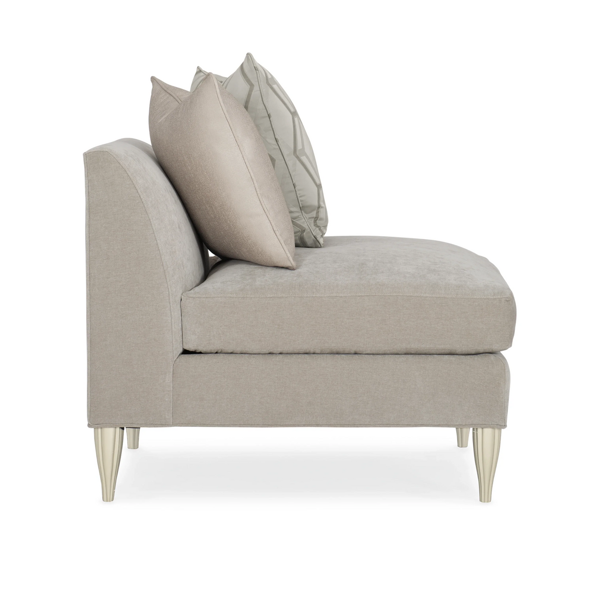 Caracole Fret Knot Armless Chair – detail – Lusso Furniture Miami