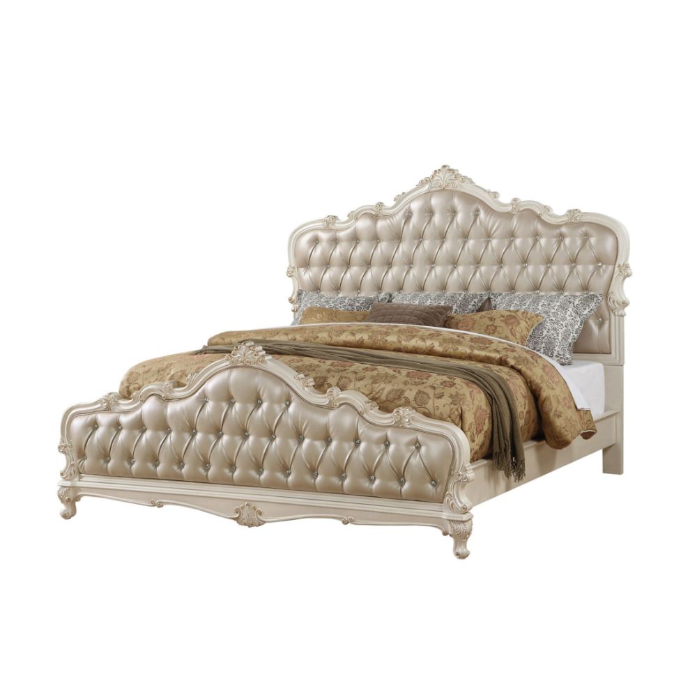 ACME Chantelle Bed – front view – Lusso Furniture Miami