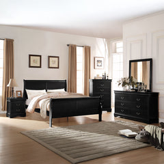 ACME Louis Philippe Bed – view 30 – Lusso Furniture Miami