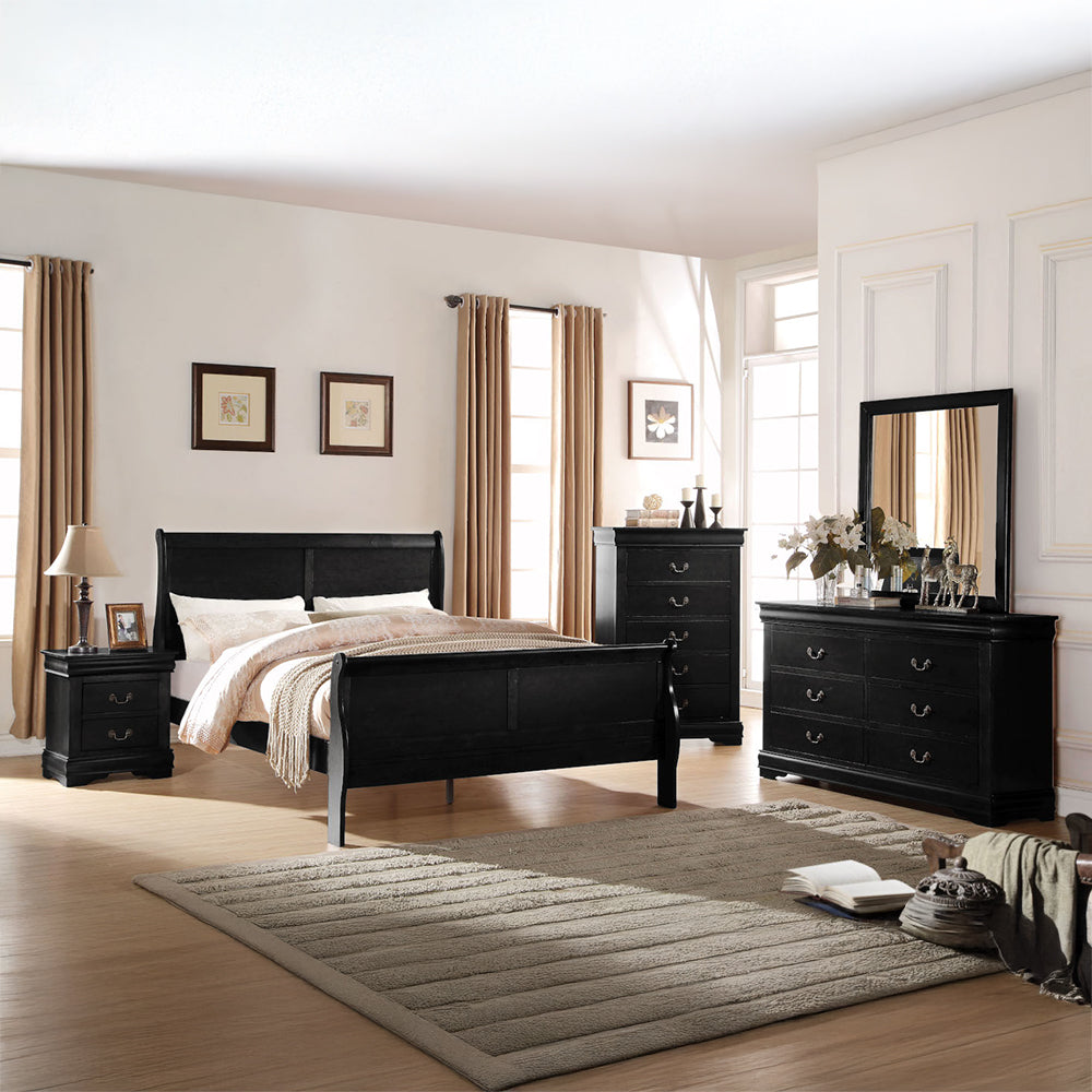 ACME Louis Philippe Bed – view 30 – Lusso Furniture Miami