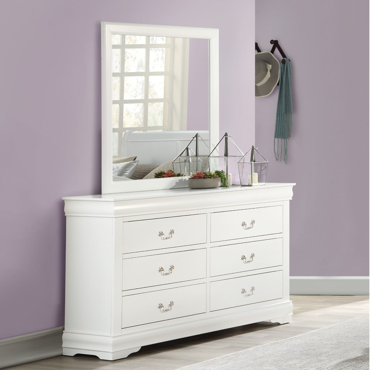 ACME Louis Philippe Mirror – view 24 – Lusso Furniture Miami