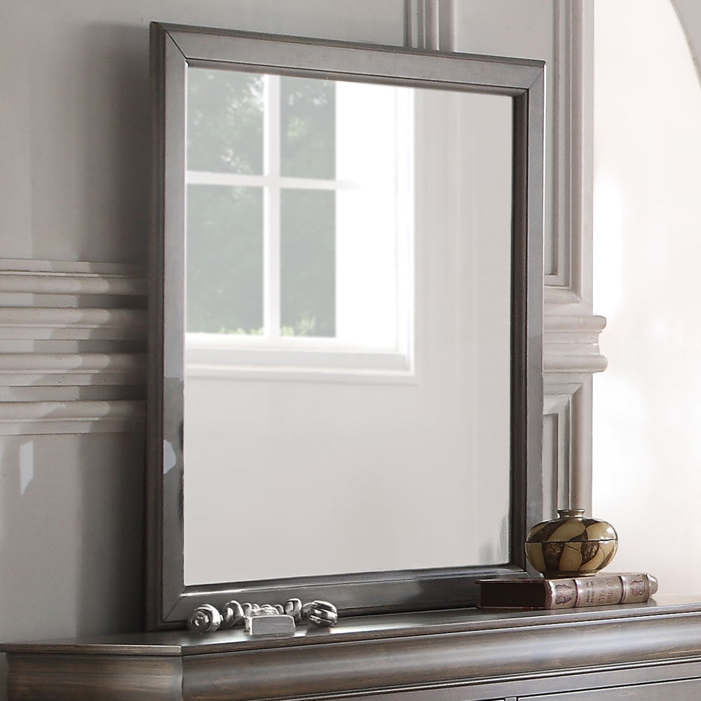 ACME Louis Philippe Mirror – front view – Lusso Furniture Miami