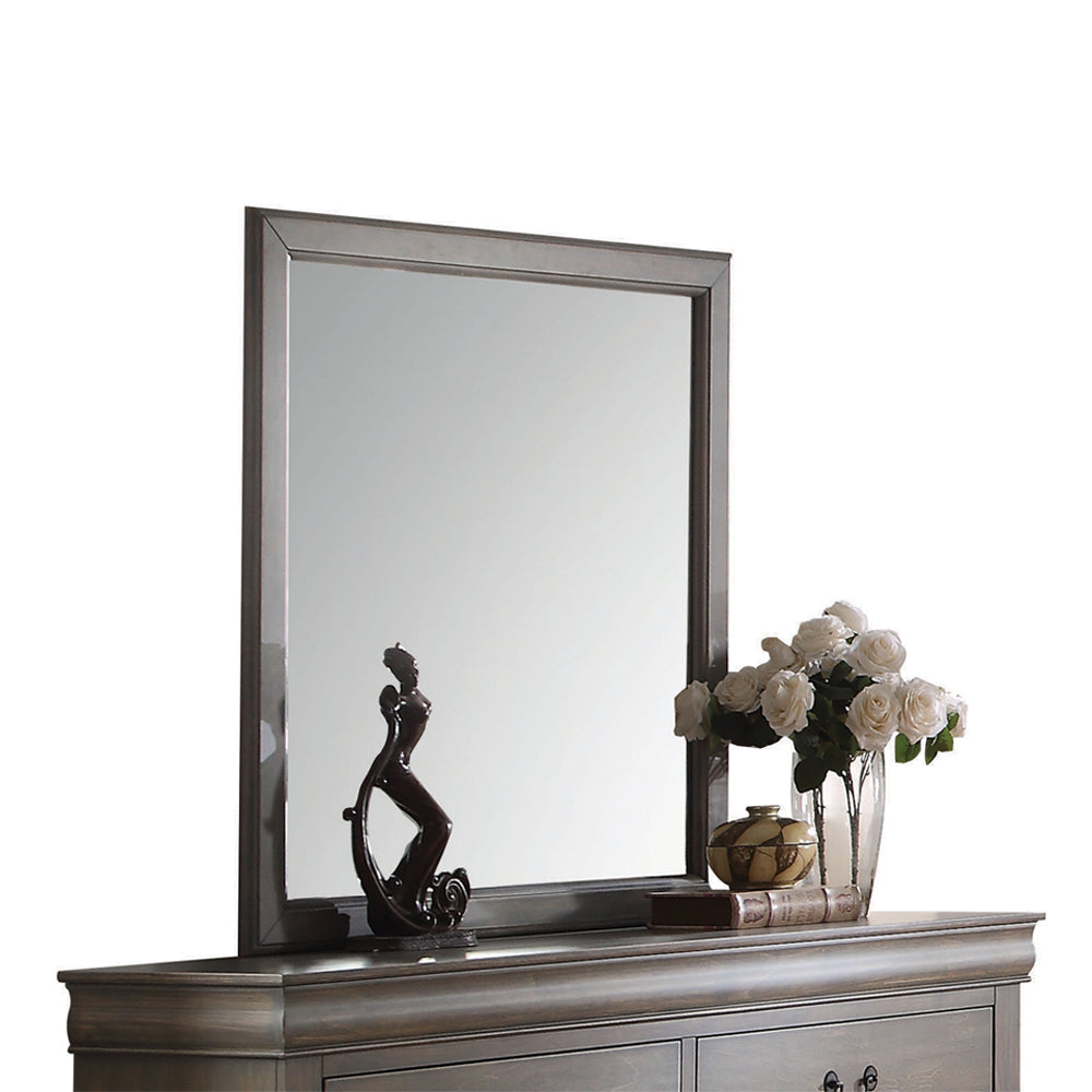ACME Louis Philippe Mirror – side view – Lusso Furniture Miami