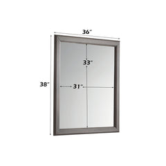 ACME Louis Philippe Mirror – back view – Lusso Furniture Miami