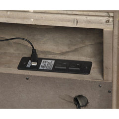ACME Athouman USB Nightstand – angle view – Lusso Furniture Miami
