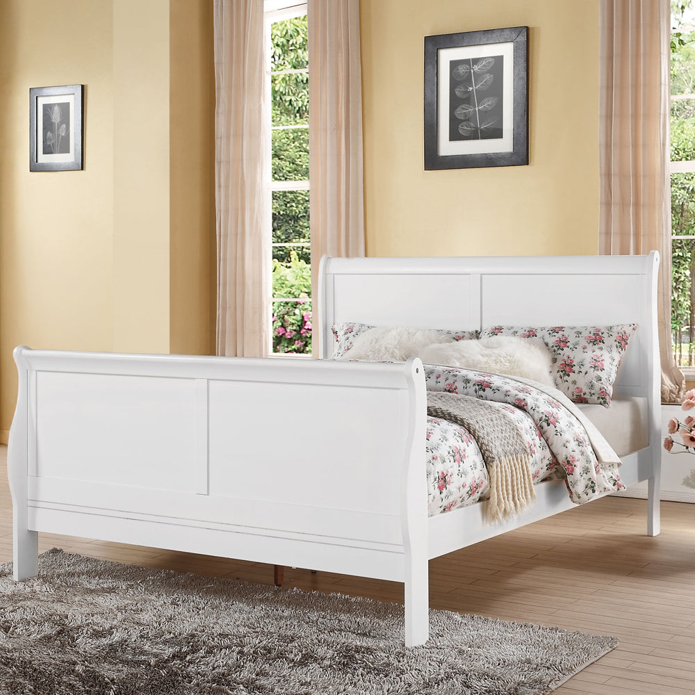 ACME Louis Philippe III Sleigh Bed – view 27 – Lusso Furniture Miami
