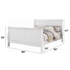 ACME Louis Philippe III Sleigh Bed – view 32 – Lusso Furniture Miami