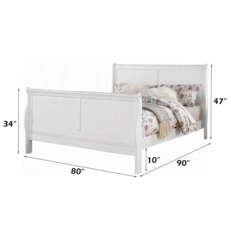 ACME Louis Philippe III Sleigh Bed-zoom-