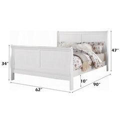ACME Louis Philippe III Sleigh Bed – view 15 – Lusso Furniture Miami