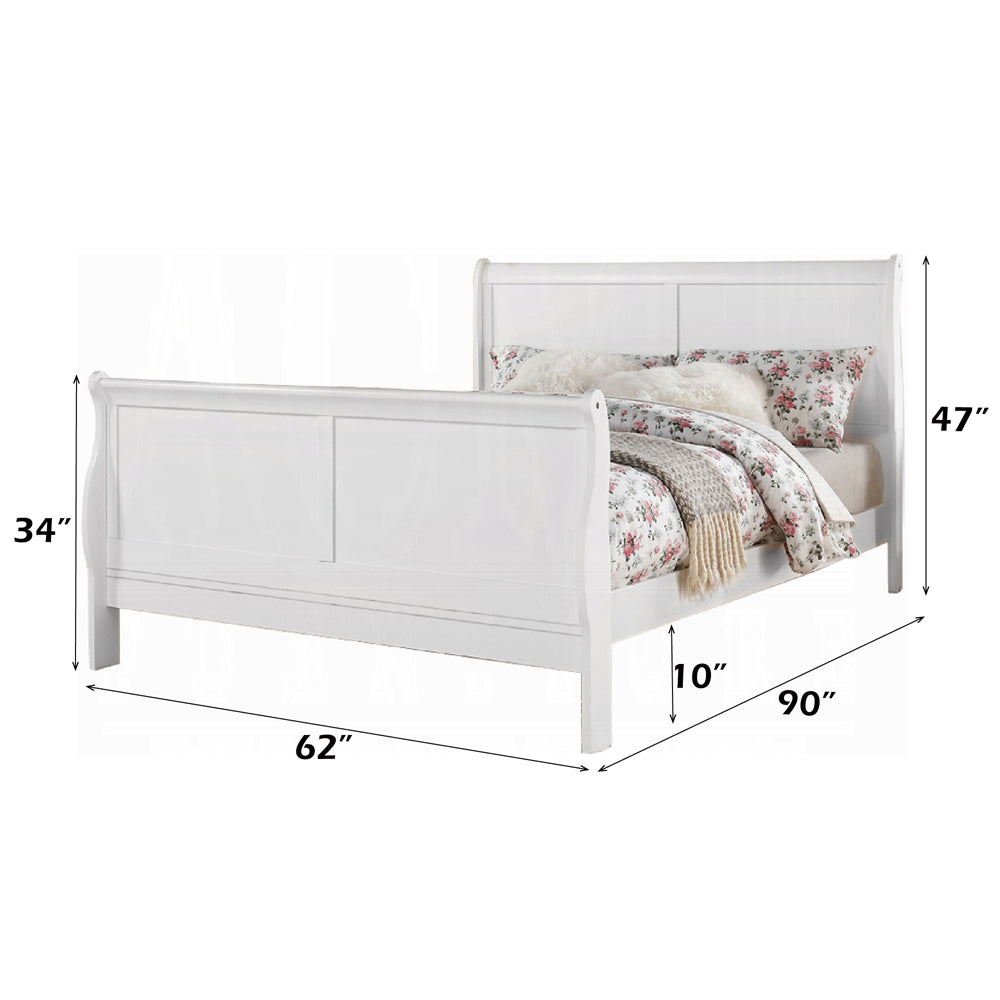 ACME Louis Philippe III Sleigh Bed – view 15 – Lusso Furniture Miami