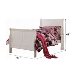 ACME Louis Philippe III Sleigh Bed – detail – Lusso Furniture Miami