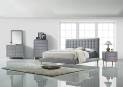 ACME Valda Mirror – angle view – Lusso Furniture Miami