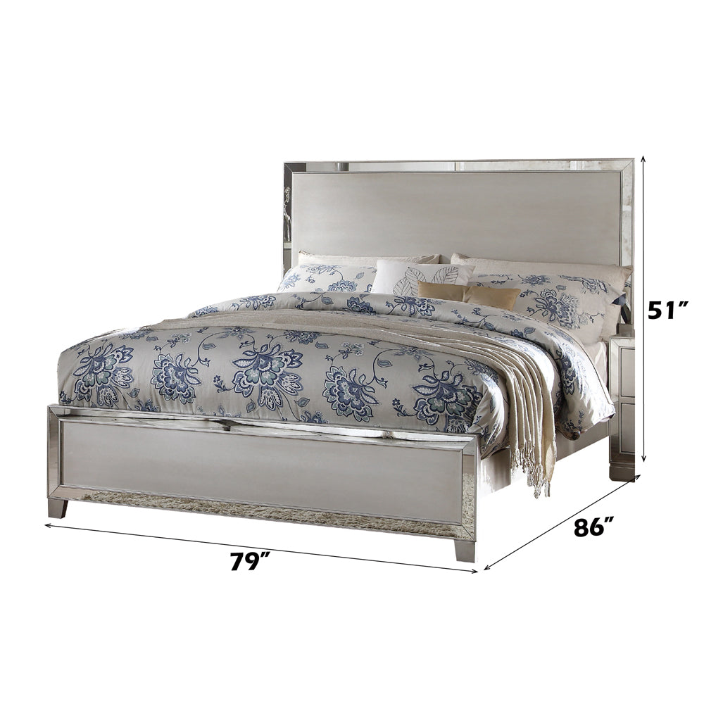 ACME Voeville II Bed – side view – Lusso Furniture Miami