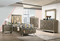 ACME Skylar Nightstand – back view – Lusso Furniture Miami
