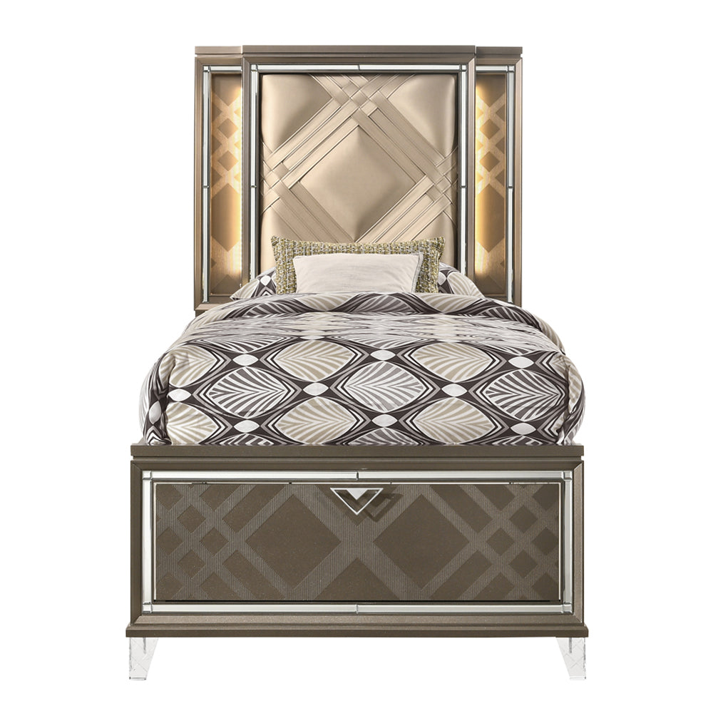 ACME Skylar LED Storage Bed – alternate view – Lusso Furniture Miami