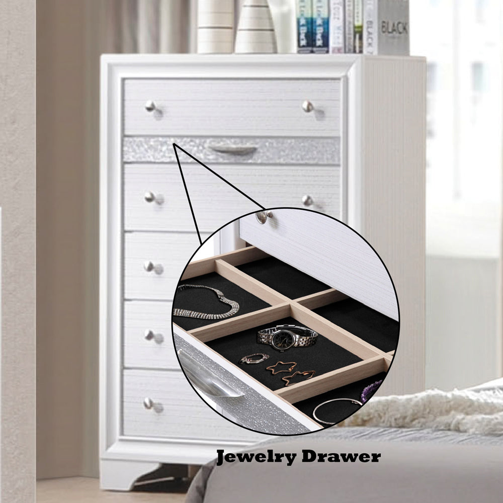 ACME Naima Chest – view 28 – Lusso Furniture Miami