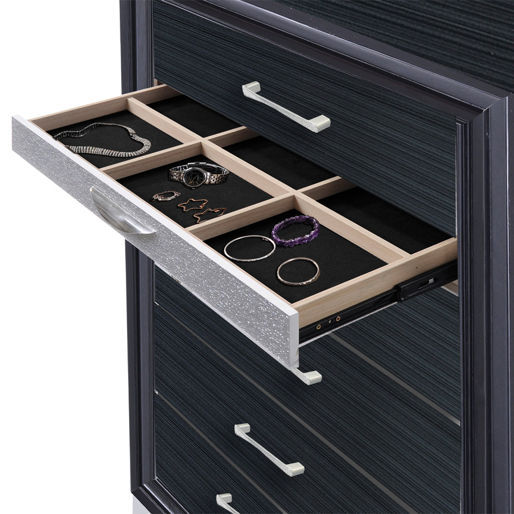 ACME Naima Chest – back view – Lusso Furniture Miami