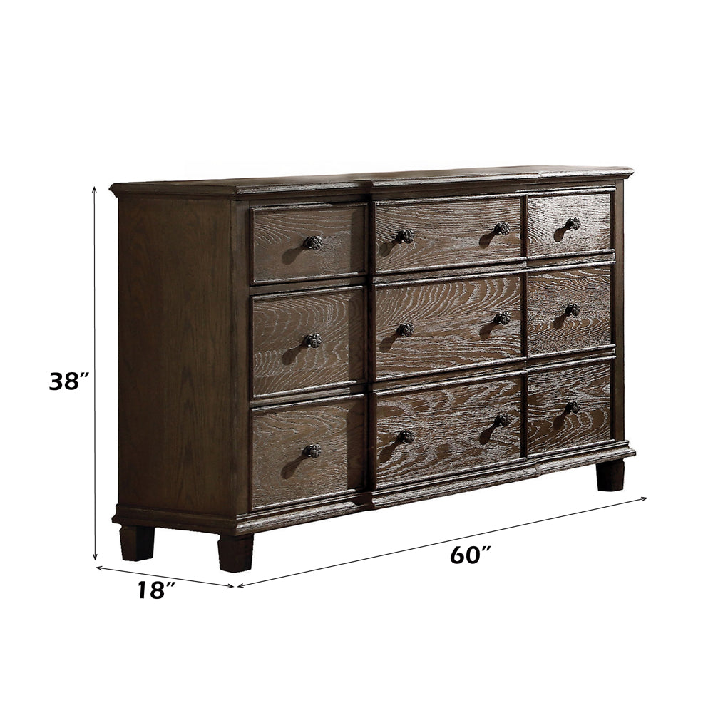 ACME Baudouin Dresser – angle view – Lusso Furniture Miami