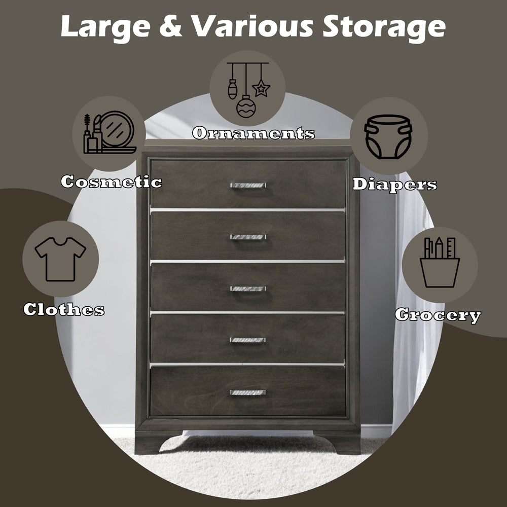 ACME Carine II Chest – detail – Lusso Furniture Miami
