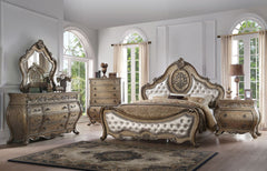 ACME Ragenardus Bed – back view – Lusso Furniture Miami