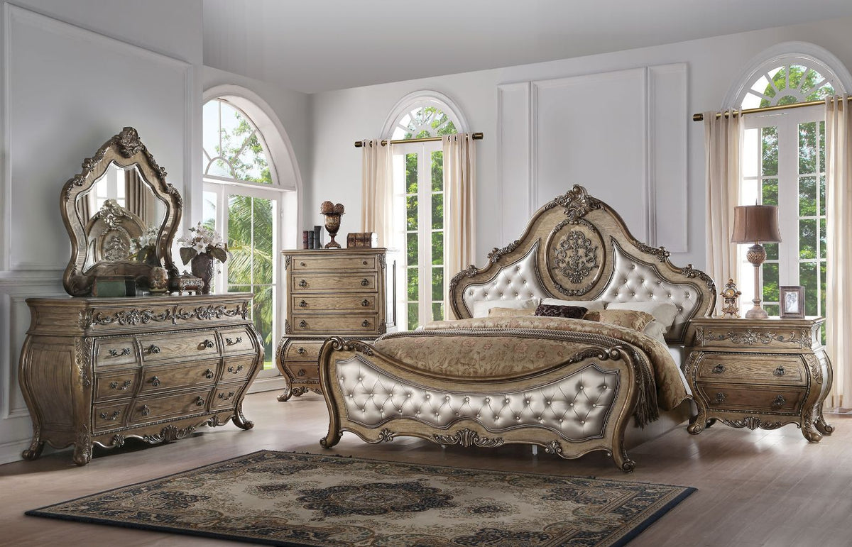 ACME Ragenardus Bed – back view – Lusso Furniture Miami