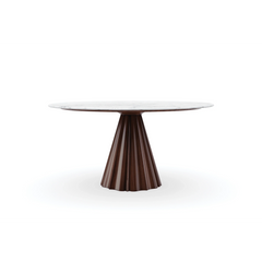 Caracole All Natural Dining Table – top view – Lusso Furniture Miami