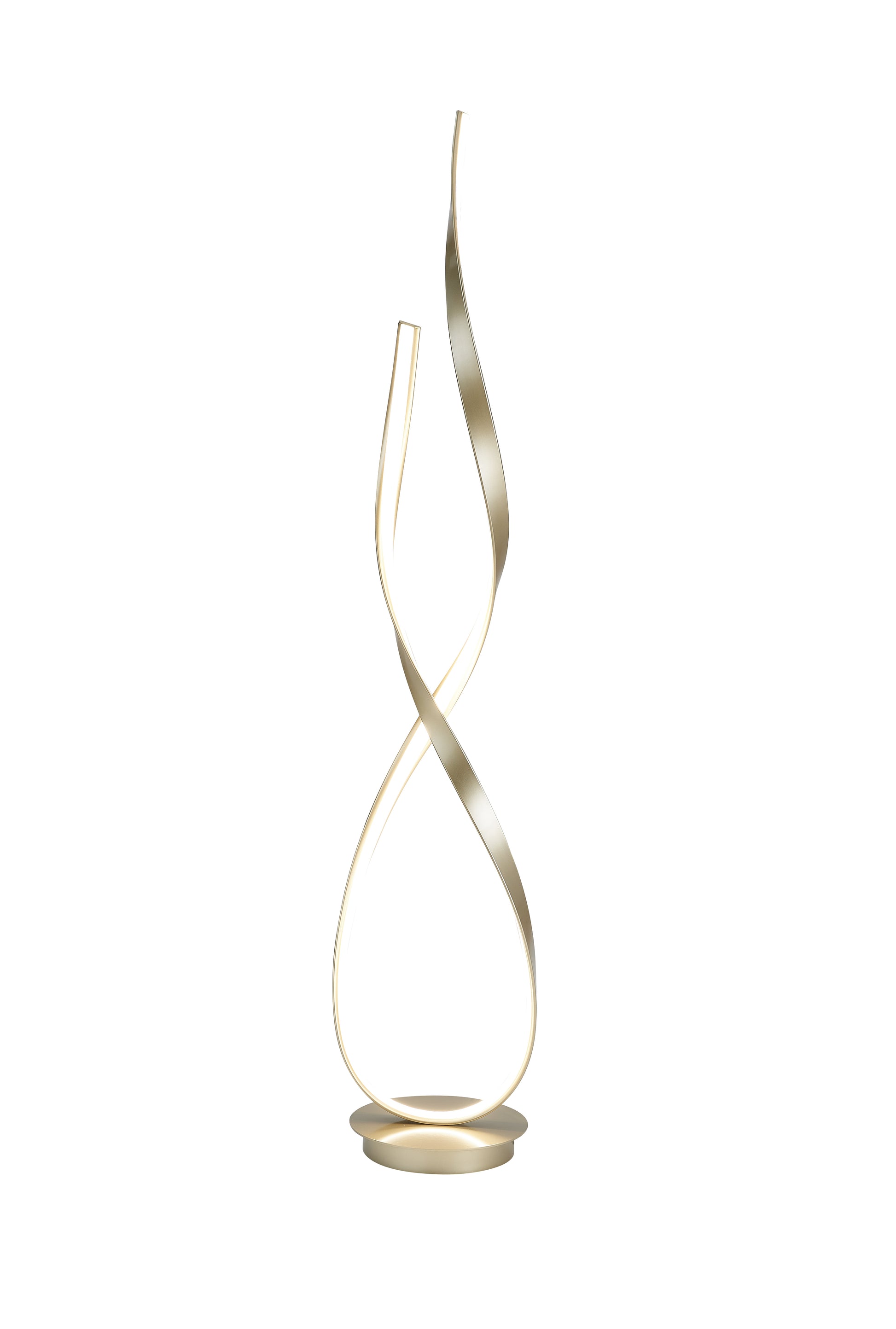 Sandy Gold Vienna LED 55 Tall Floor Lamp // Dimmable-1