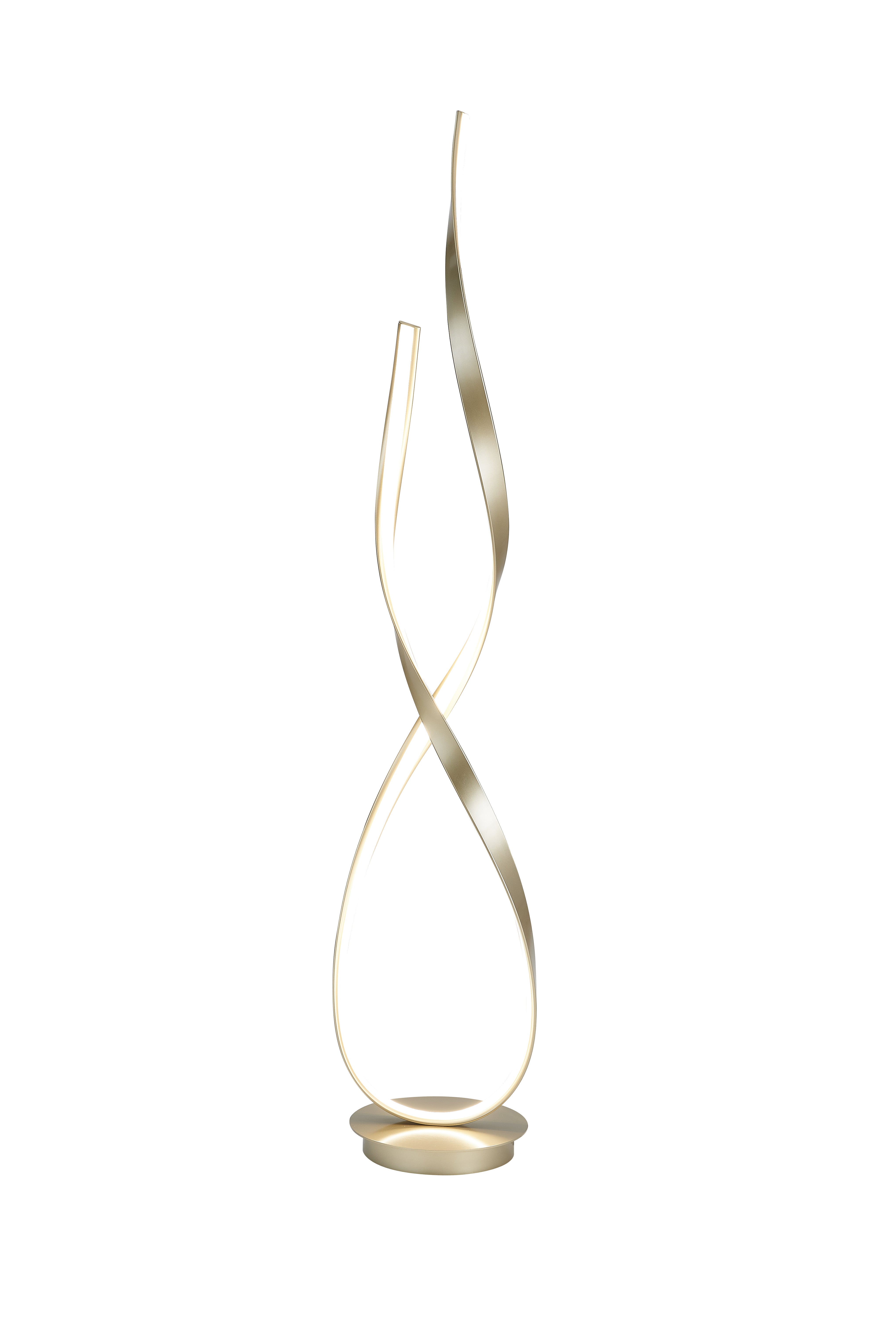 Sandy Gold Vienna LED 55 Tall Floor Lamp // Dimmable-zoom-1