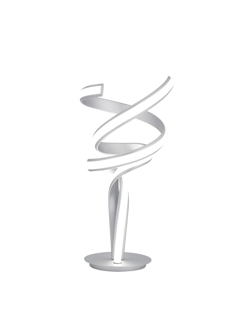 Munich Silver Table Lamp // LED Strip & Touch Dimmer-zoom-