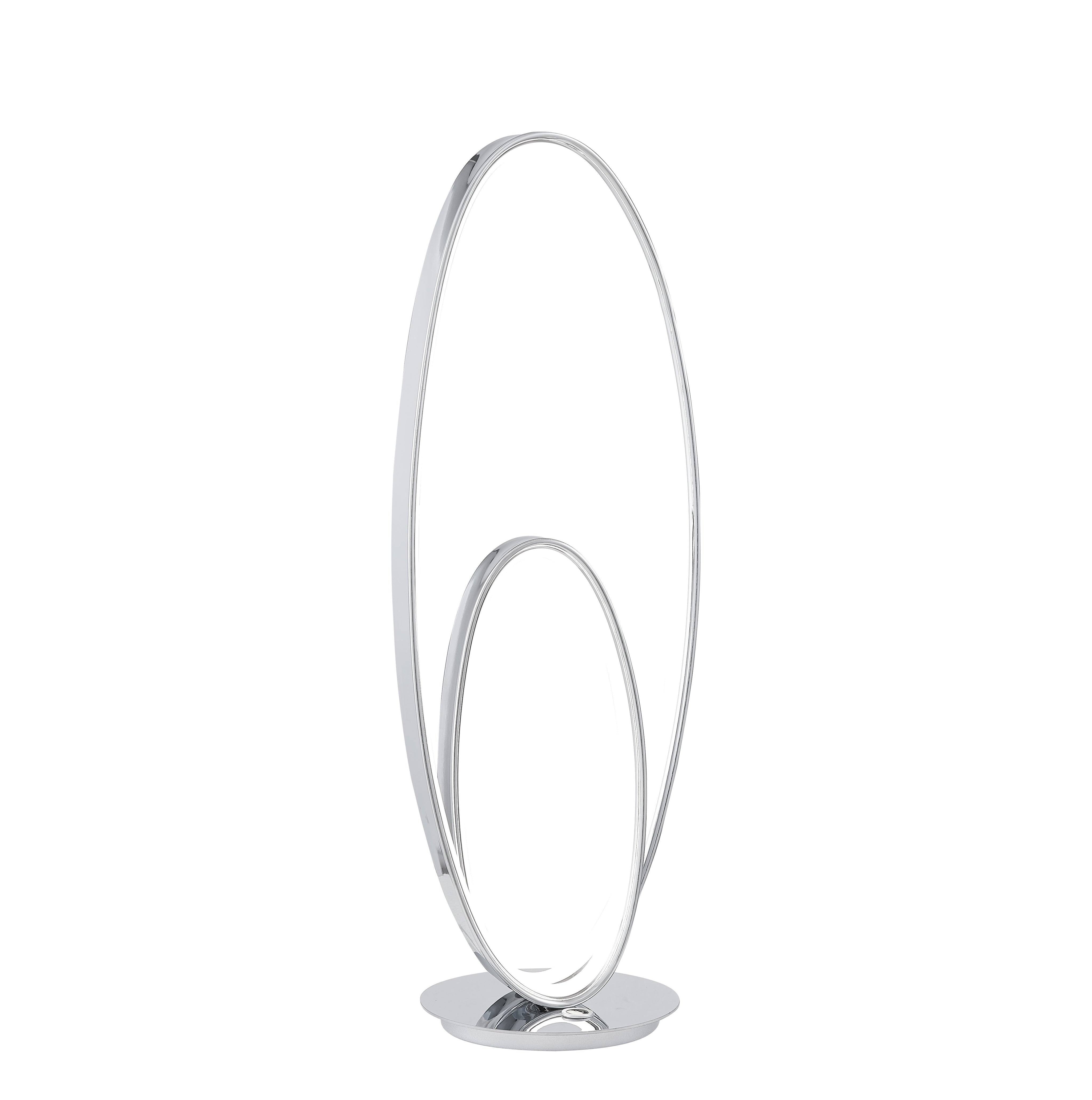 Milan Chrome Table Lamp // LED Strip & Touch Dimmer-zoom-1