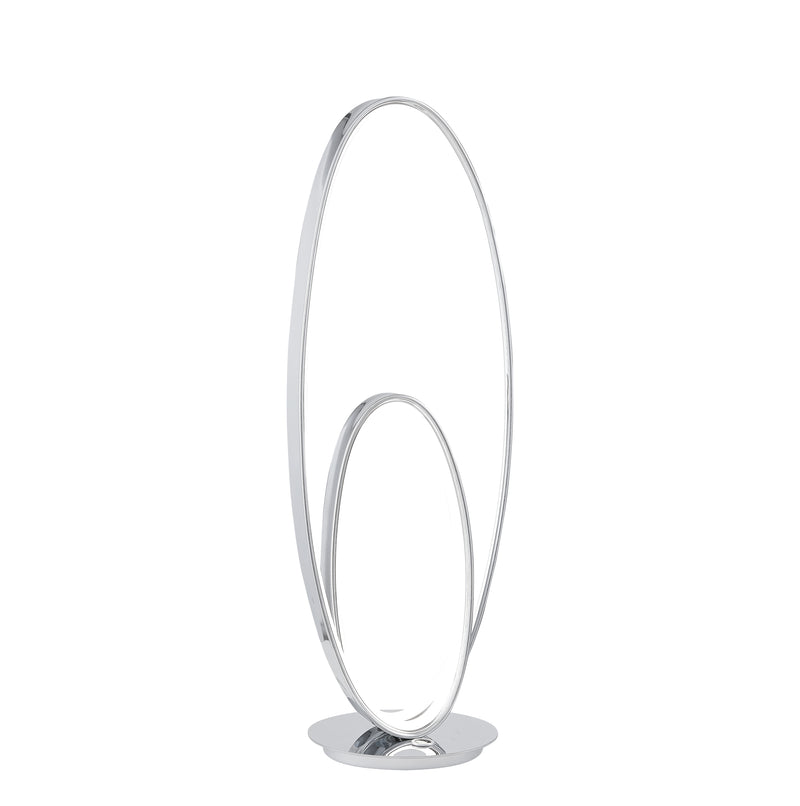 Milan Chrome Table Lamp // LED Strip & Touch Dimmer-zoom-