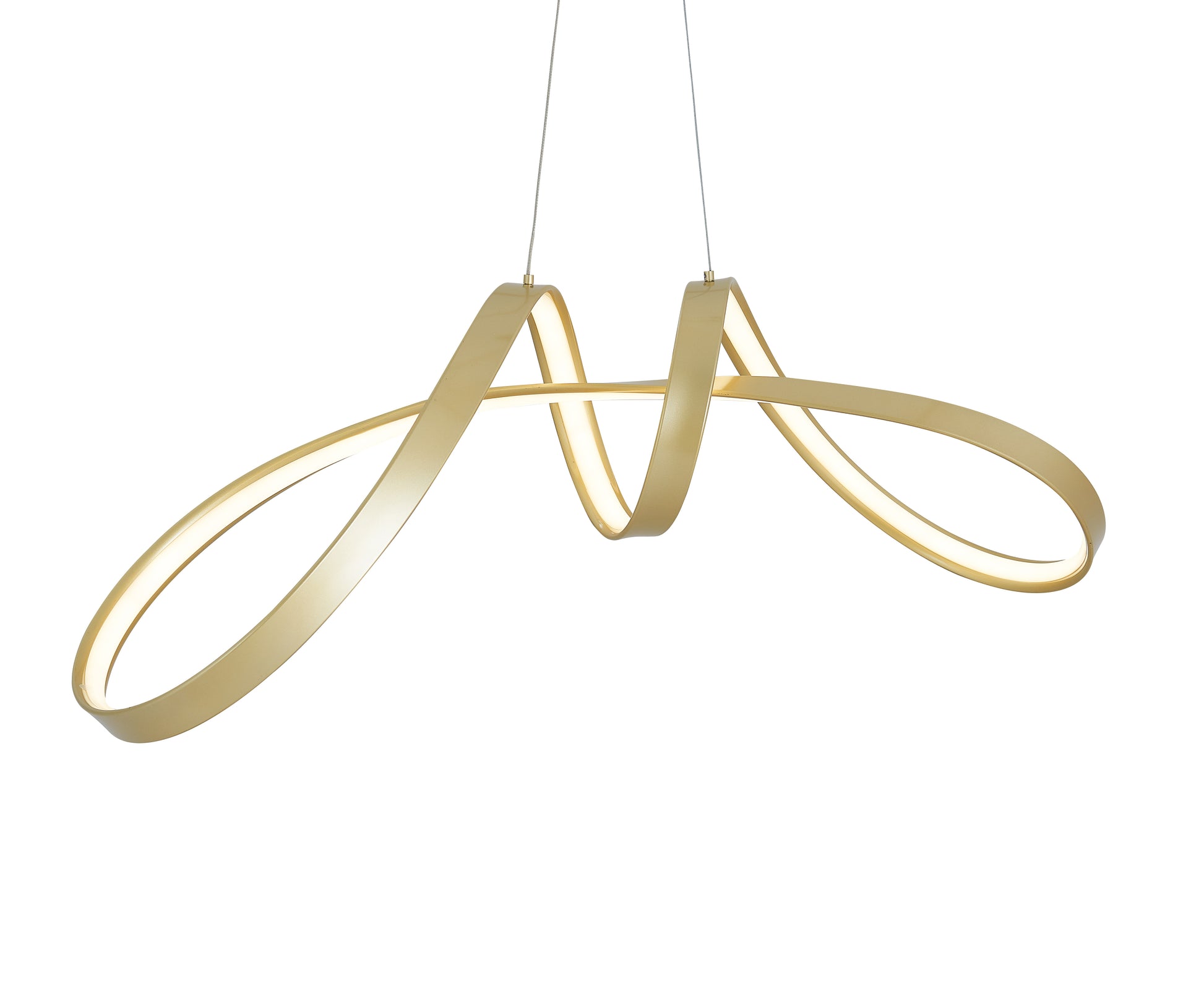 Bucharest LED Chandelier // Sandy Gold-1
