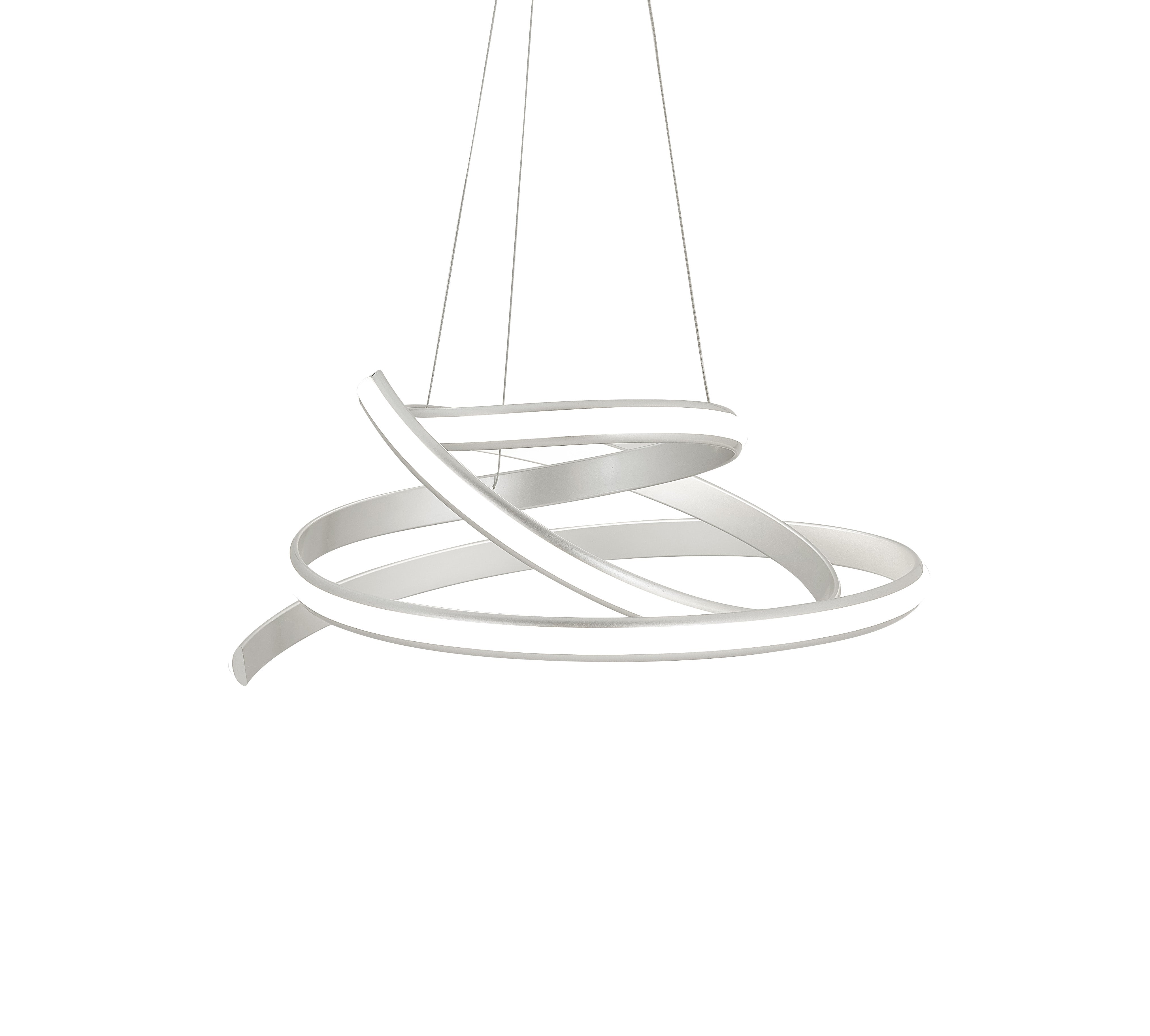 Oslo LED Adjustable Chandelier // Silver-zoom-1