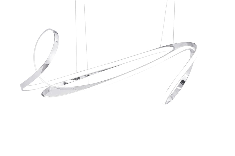 Moscow LED Chandelier // Chrome-zoom-