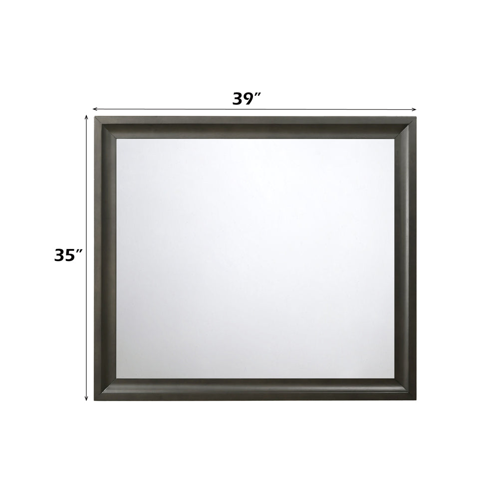 ACME Soteris Mirror – angle view – Lusso Furniture Miami