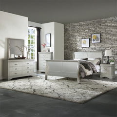 ACME Louis Philippe III Sleigh Bed – view 24 – Lusso Furniture Miami