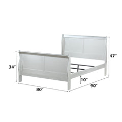 ACME Louis Philippe III Sleigh Bed – view 26 – Lusso Furniture Miami