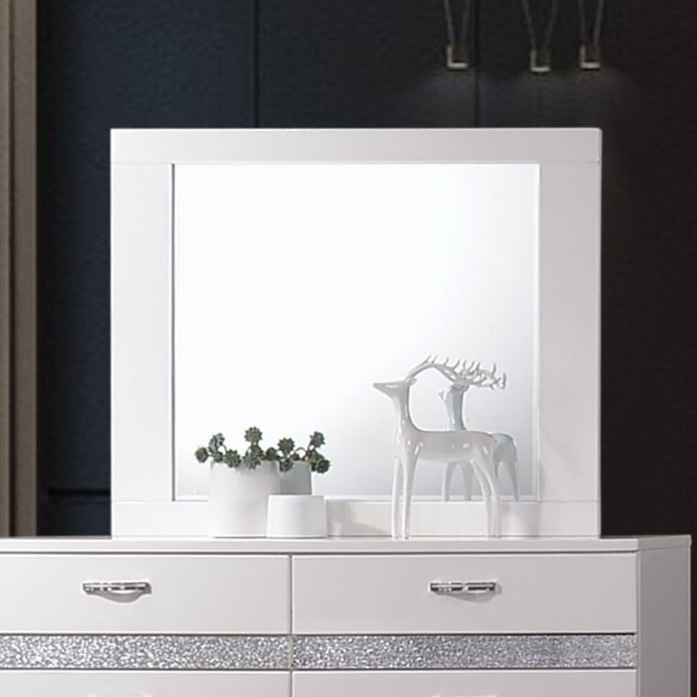 ACME Naima II Mirror – front view – Lusso Furniture Miami