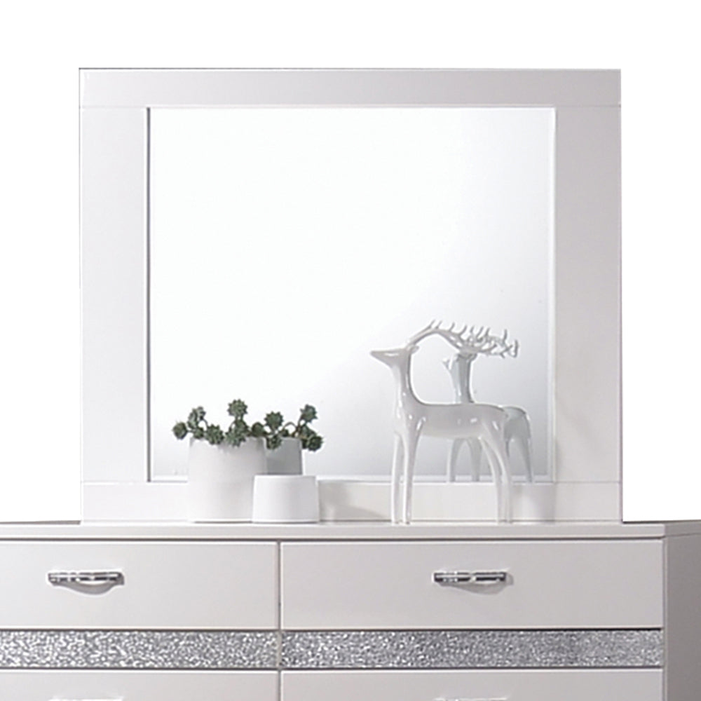 ACME Naima II Mirror – side view – Lusso Furniture Miami