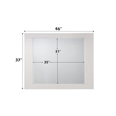 ACME Naima II Mirror – top view – Lusso Furniture Miami