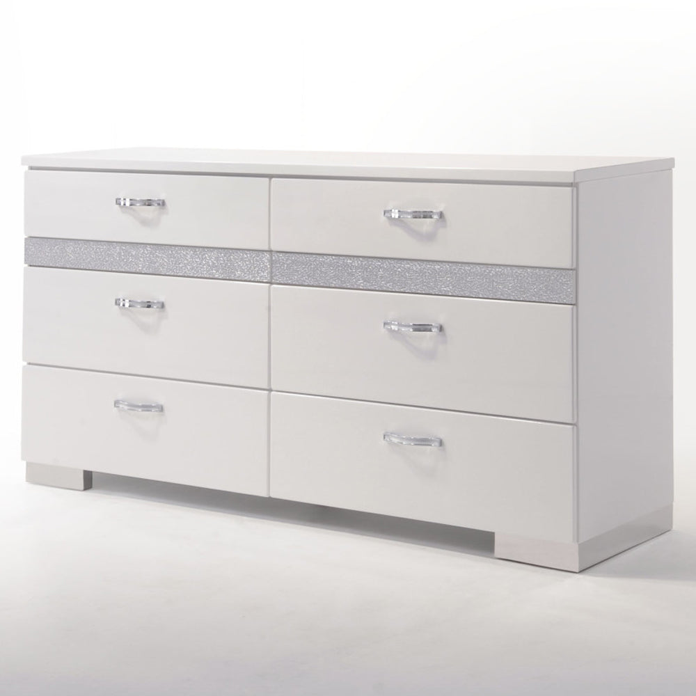 ACME Naima II Dresser – angle view – Lusso Furniture Miami