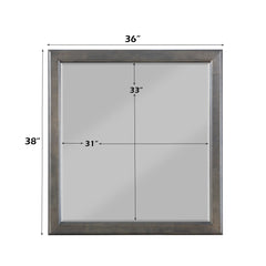 ACME Louis Philippe Mirror – alternate view – Lusso Furniture Miami